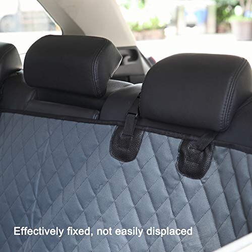 Oxford Cloth Pet Car Seat Cover, Waterproof & Non-Slip & Anti-Scratch Dog Seat Protector for Car & SUV & MVP Rear Seat Cushion